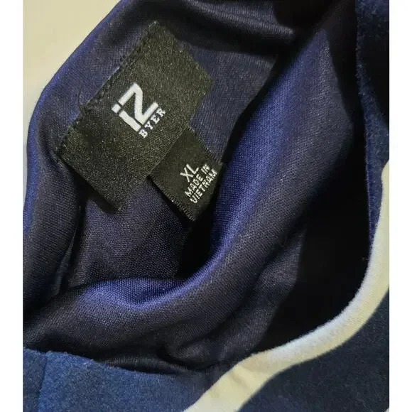 iZ Byer Women’s Navy & White Striped Fit & Flare Sleeveless Dress – Size XL - Picture 6 of 8